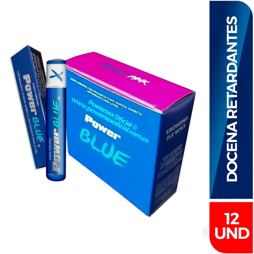   Power Sex  Power Blue Retardante Caja X12 