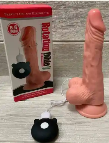 Dildo Vibrador Y Giratorio Recargable Usb