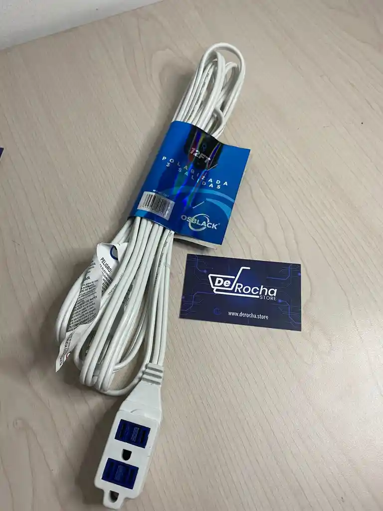 Extensión Eléctrica 15a 125v De 1.8 Metros Calibre 14 Awg