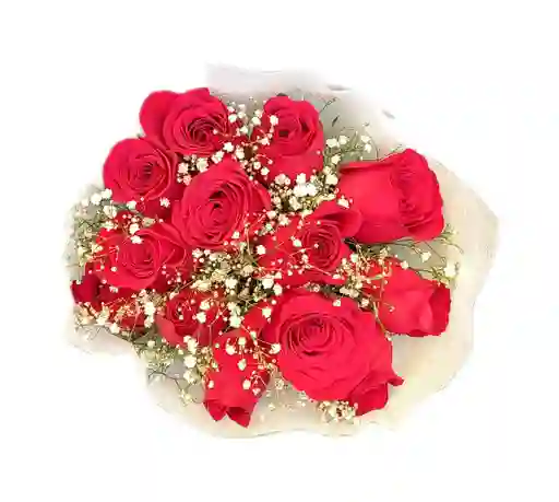 Bouquet De Rosas Rojas Para Regalo