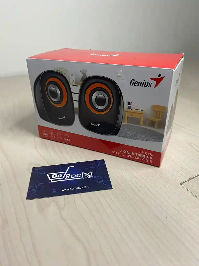 Genius Parlantes Altavoces Plug 3.5Mm Estereo Computador2.0