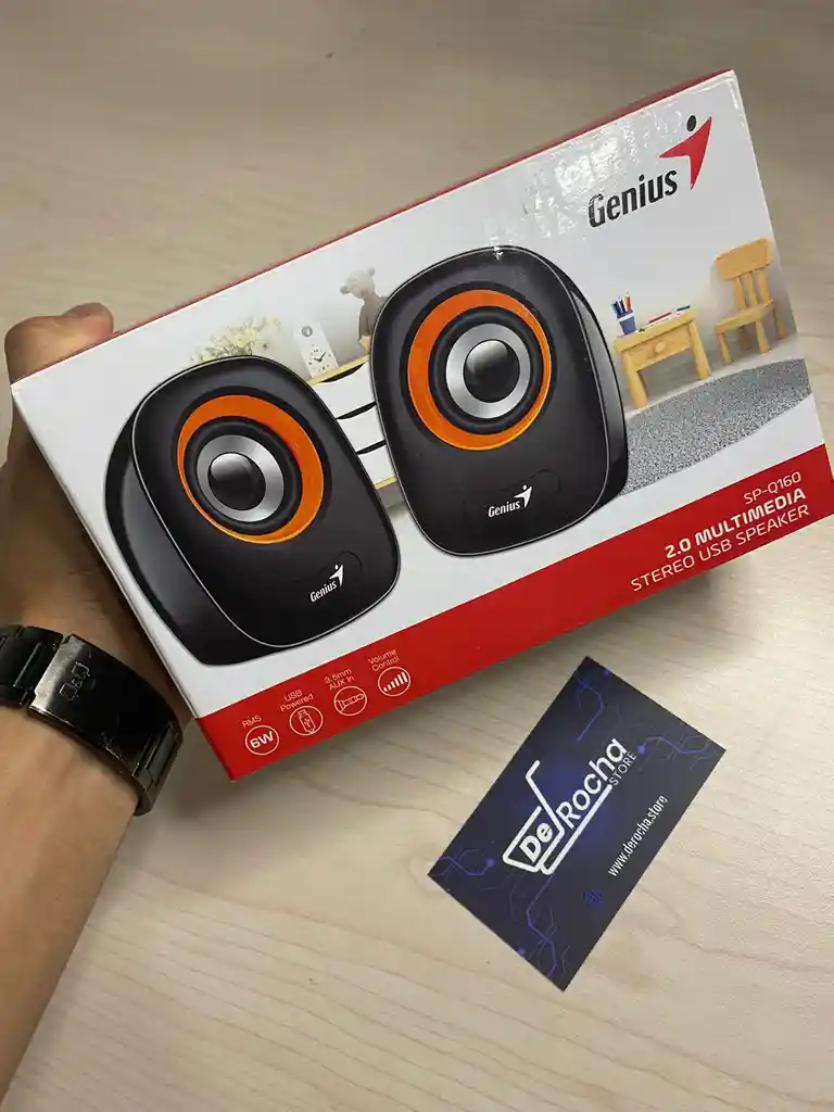 Genius Parlantes Altavoces Plug 3.5Mm Estereo Computador2.0