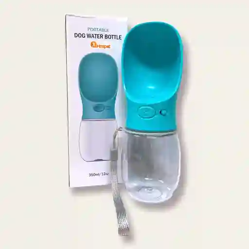 Bebedero Para Perro Paseo 350ml Menta - Dosificador