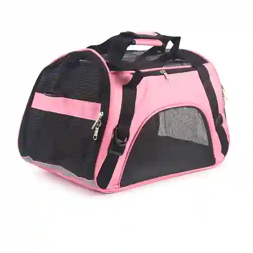 Bolso Viaje Mascotas Talla L Rosado