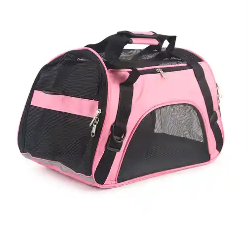 Bolso Viaje Mascotas Talla L Rosado