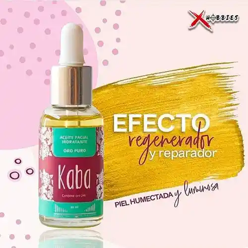 KABA Aceite Facial Hidratante Oro Puro 24K 30Ml