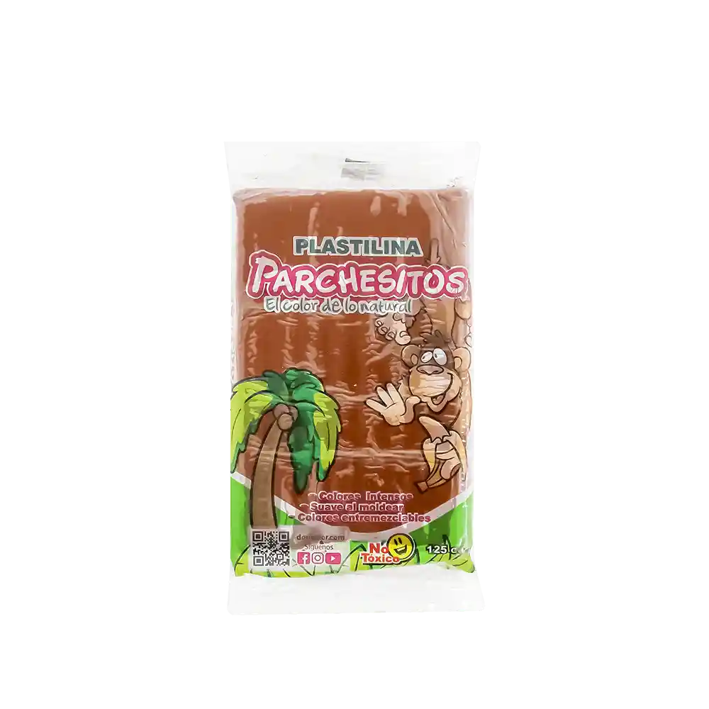 Parchesitos Plastilina Café