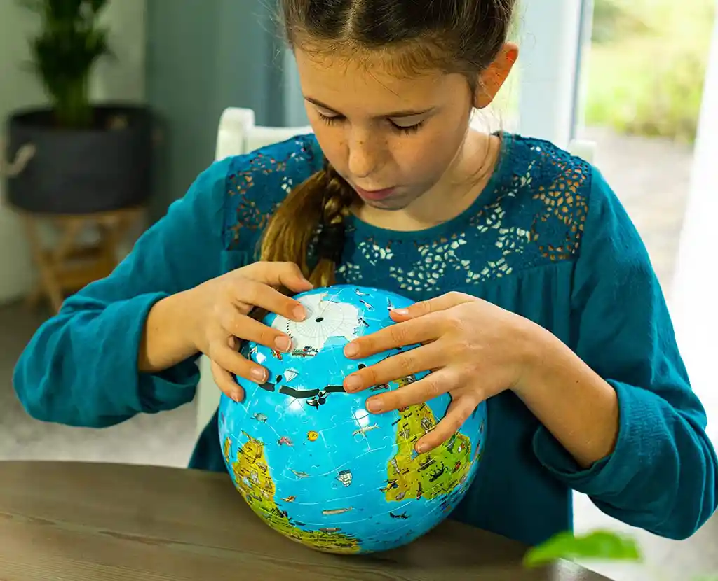 Globo Terráqueo Rompecabezas Adultos 180 Piezas Niños Niñas