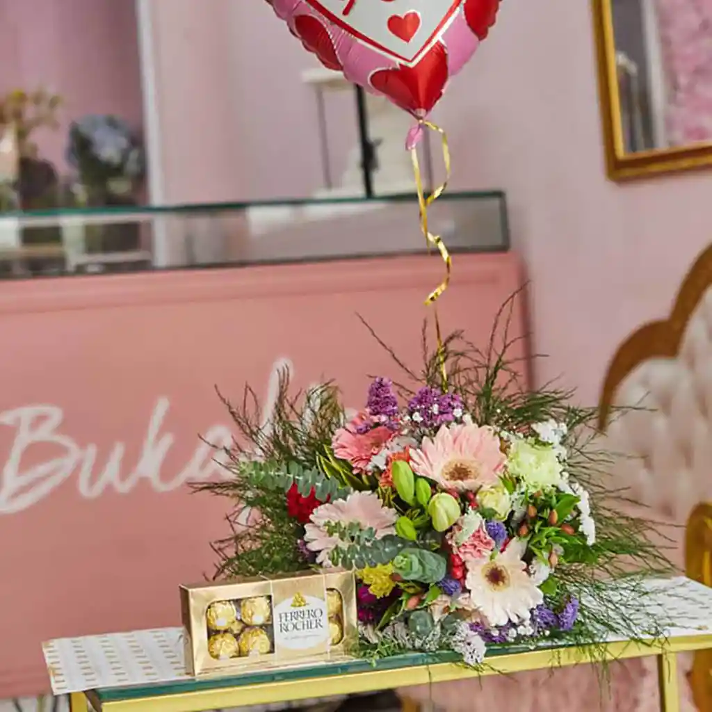 Chocolates Kit De San Valentiny Globos