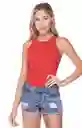 Body Alto Rojo Talla S/m