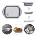 Tabla De Cocina Picar Cortar Tina Plegable Multifuncional