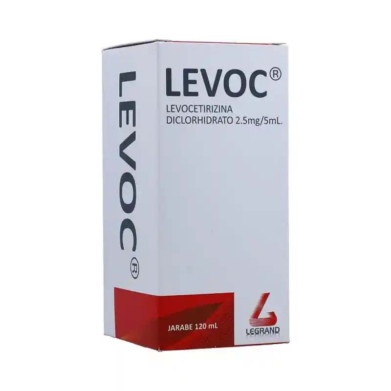 Levocetirizina Diclorhidrato 2.5mg/5ml 120ml Legrand