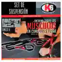 K6 Set Suspension Cuerdas Bandas Gym Crossfit -67306