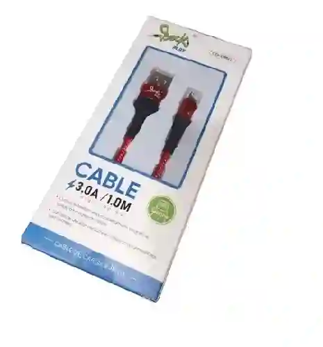Cable Beck Play Carga Rápida 3.0 Tipo Iphone 1 Metro