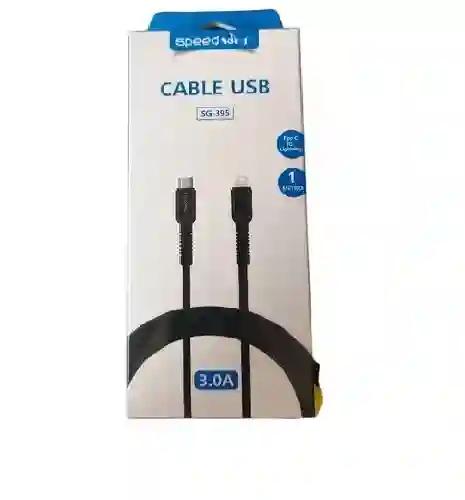 Cable Cargador Lightning A Usb-c 1 Metro Ipad Iphone Sg395