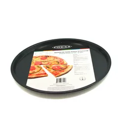 Bandeja Molde Redonda Para Pizza 37 X 1.5 Cm Press 77110 Gris