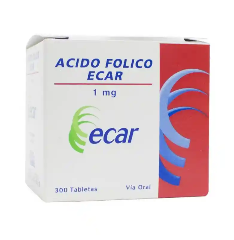 Ecar Acido Folico 1Mg X 10 Tab