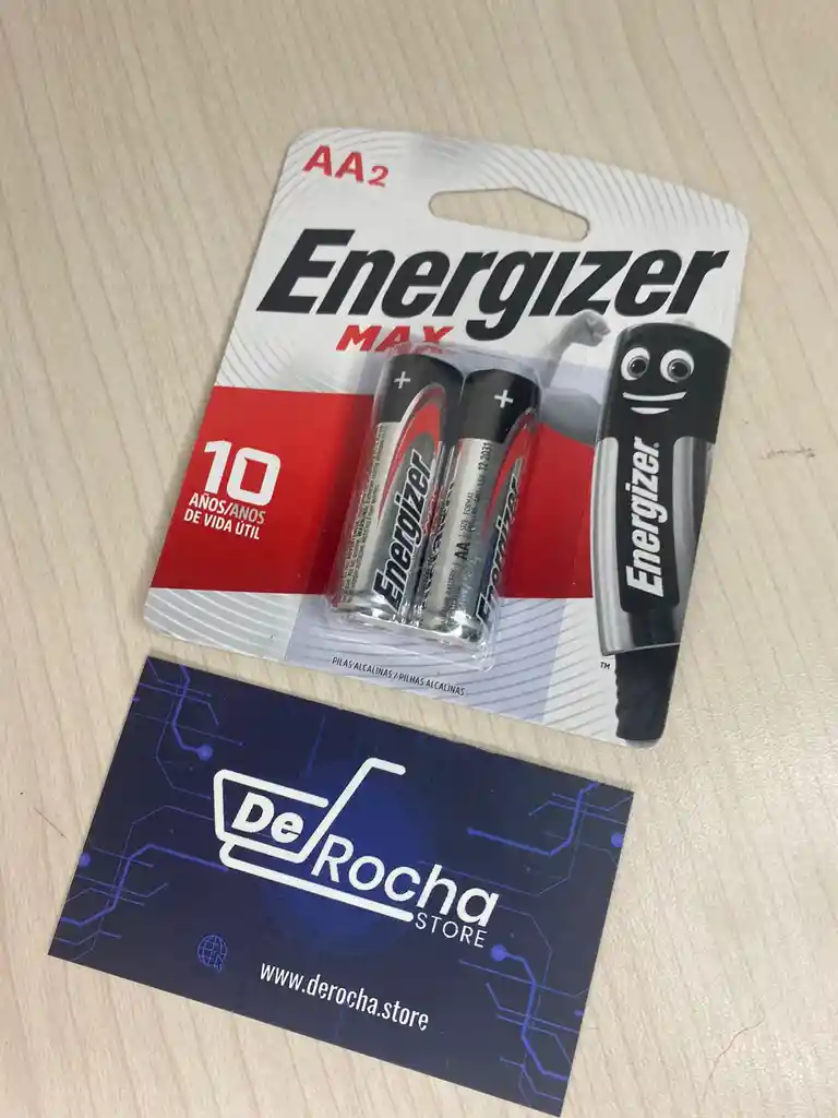 Par Batería Pila Energizer Alcalina Aa X2 Max Power Alta Duración