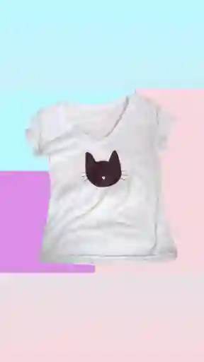 Camiseta Cat Face