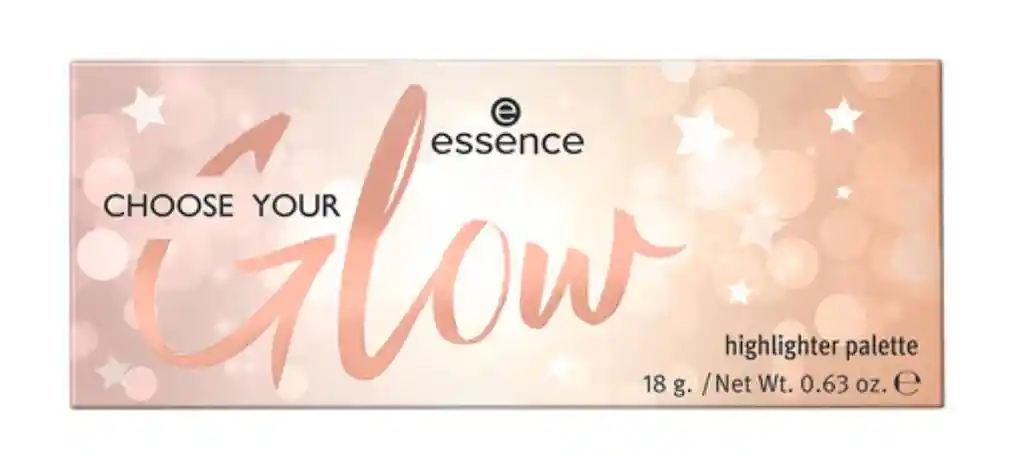 Essence Paleta Iluminadores Choose Your Glow Vegano