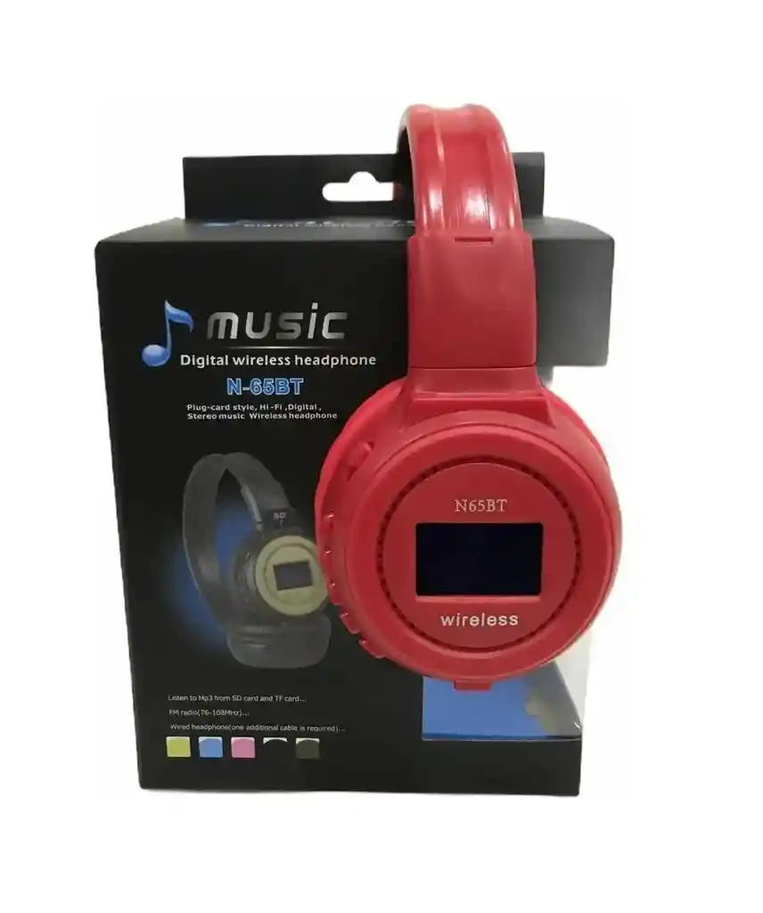 Audifonos Bluetooth Roja