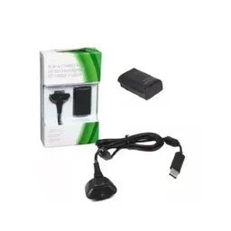 Kit Carga Y Juega Xbox 360 + Horas Cable /batería / Cargador