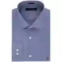 Talla M - Camisa Manga Larga Hombre Tommy Hilfiger Azul Sin Bolsillo Stretch Solid Dress Shirt Navy | Original