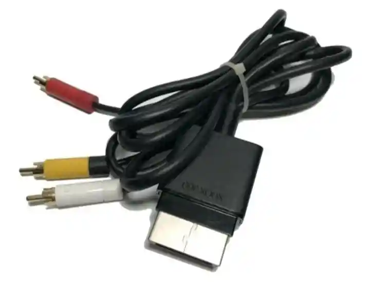 Cable De Audio Y Video Original Para Xbox 360 Slime