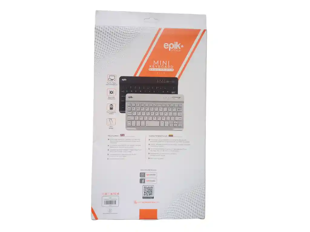 Teclado Inalambrico Epik Office Recargable Nuevo