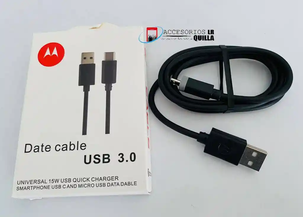 Cable V8 Motorola/ Datos Y Carga Rapida