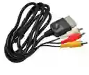 Cable De Audio Y Video Para Xbox 360 Clasico Negro