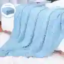 Cobija Acanalada Azul Claro
