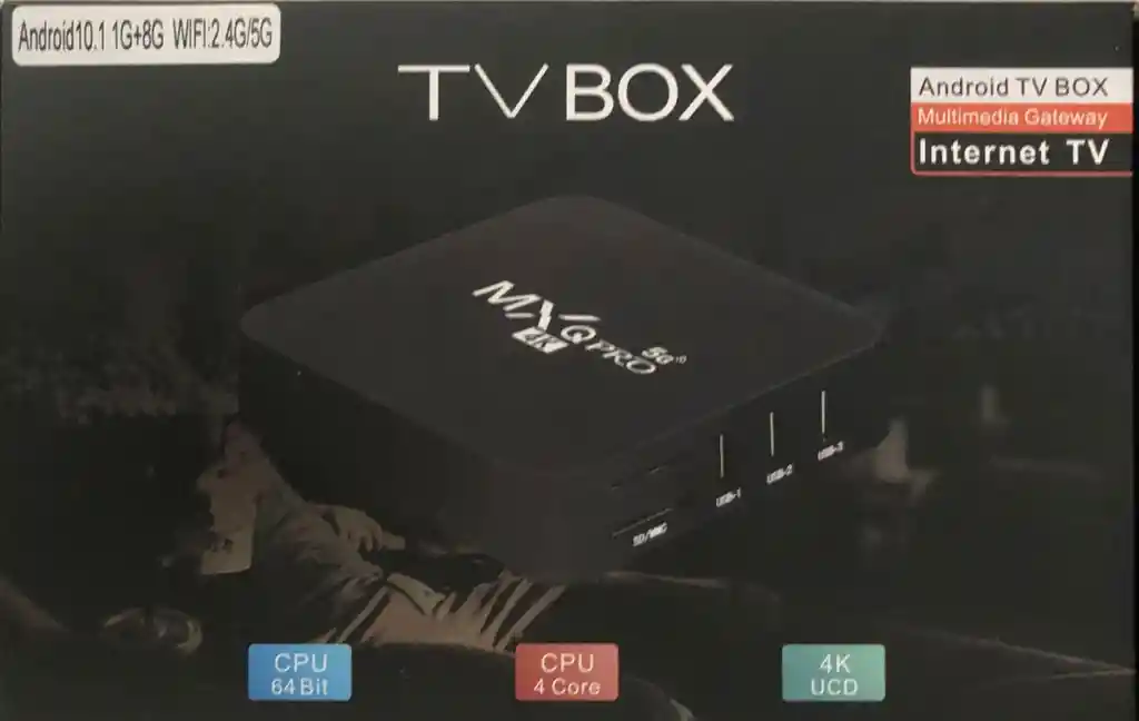 Decodificador Tv Box Mxqpro 5g