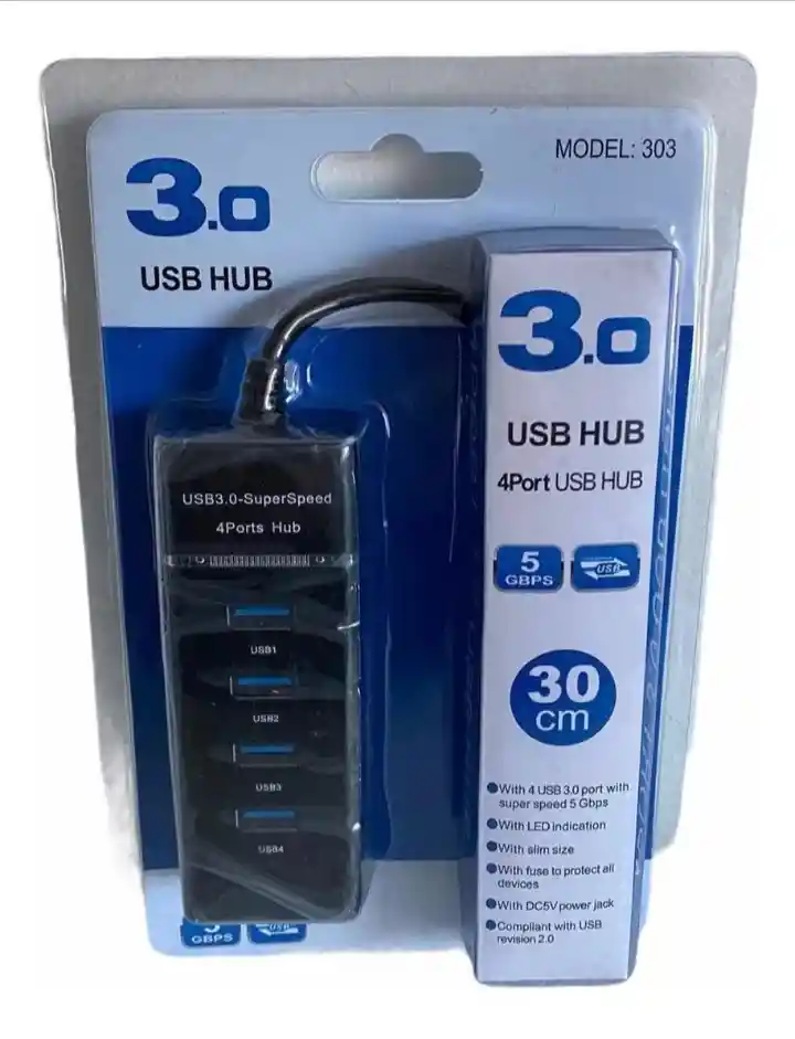 Hub 4 Multipuertos Usb 3.0