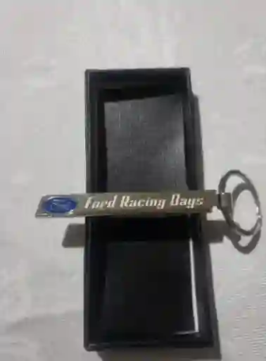 Llavero De Lujo Metalizado Para Carro Emblema Ford