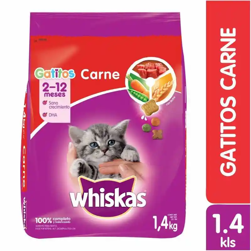 Whiskas Gaticos X 1.4 Kg