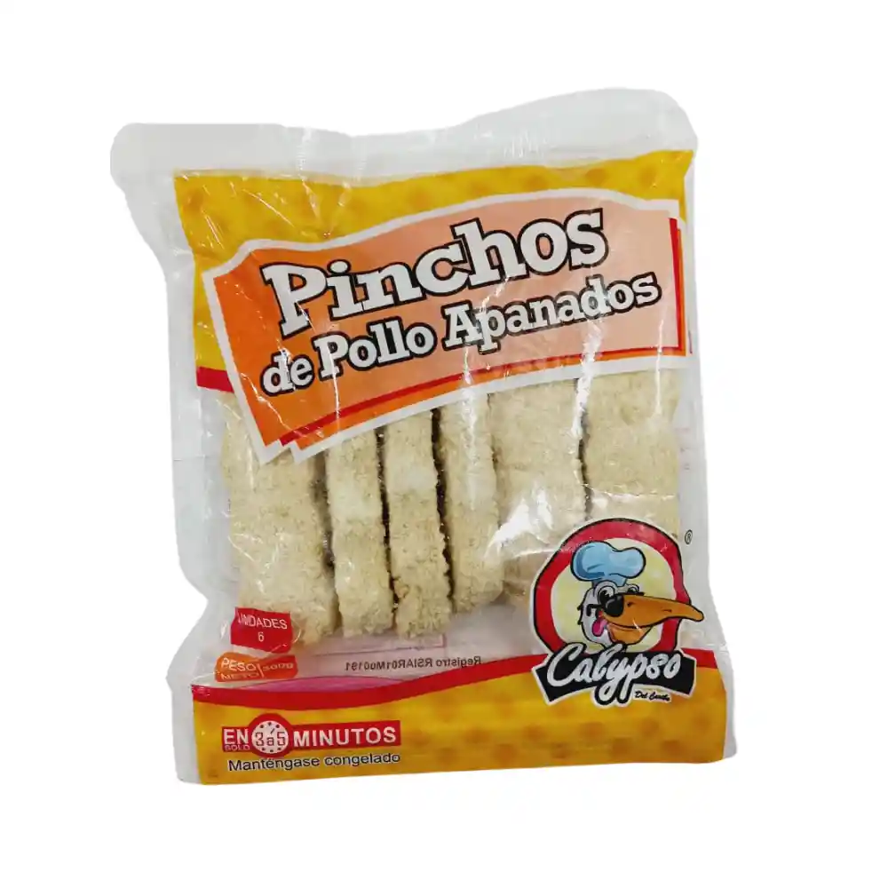 Pinchos De Pollo Apanado X 6 Und