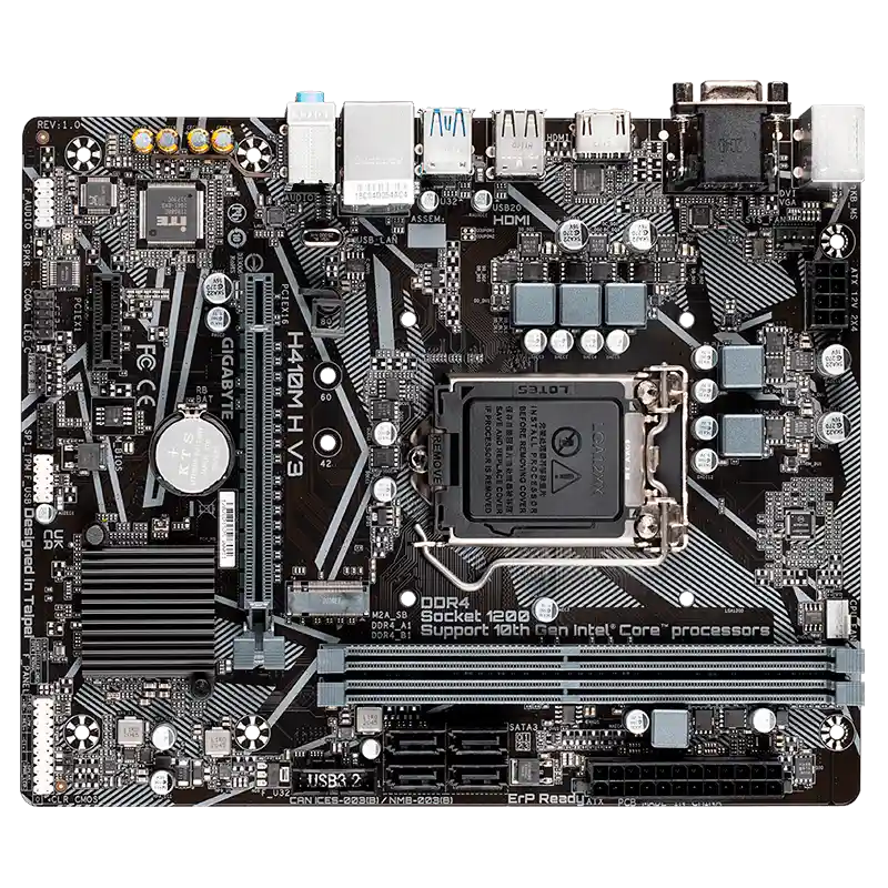 Gigabyte Boardh410M H V3 (Socket 1200)