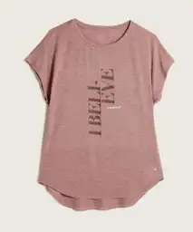 Camiseta Cuello Redondo Con Screen Sport Líneas