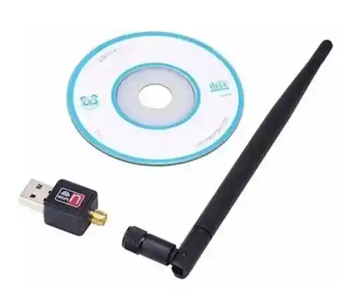 Adaptador Wifi Usb 300mbps Antena 802.iin 802-1 Wireless