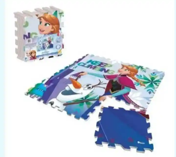 Tapete Mágico 9 Laminas Frozen / Suave Y Seguro / Bebés.