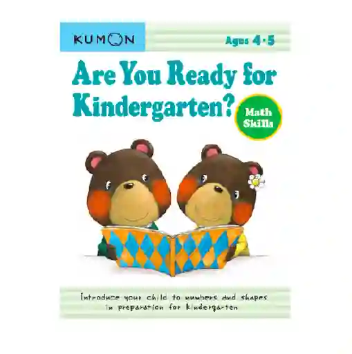 Kumon Libro Matemáticas Estás Listo Para Kinder Niños Niñas