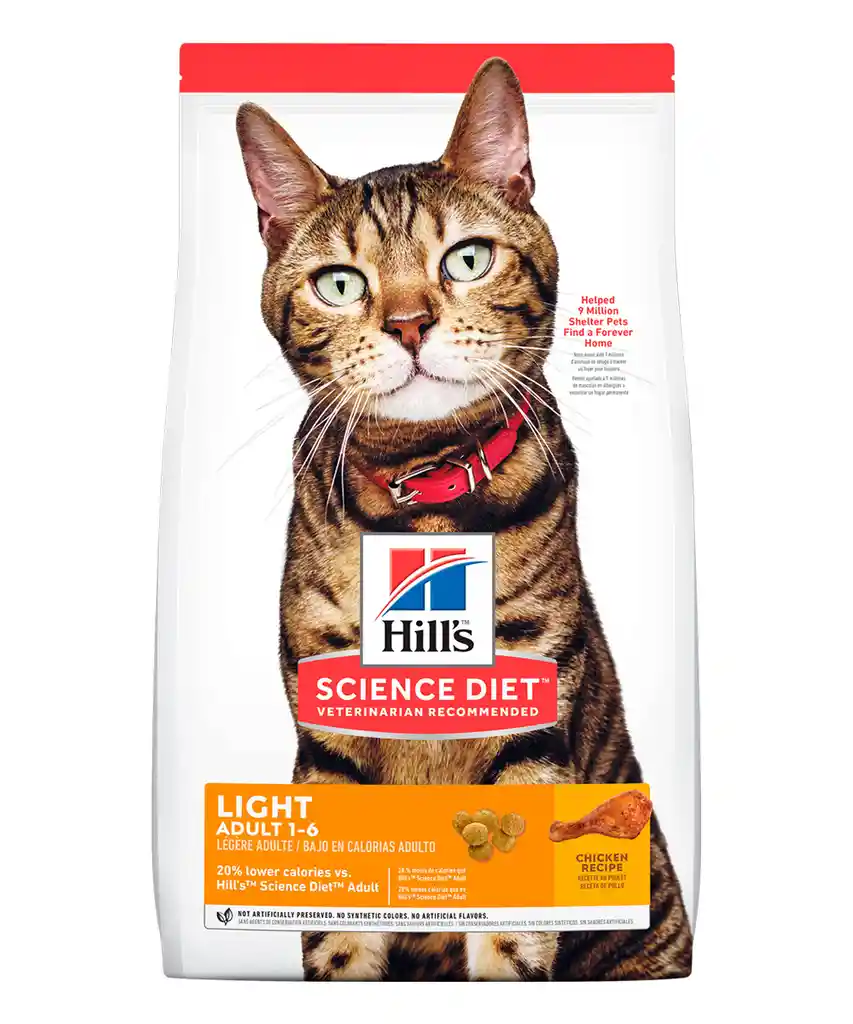 Hills Feline Adult Light X 4lbs