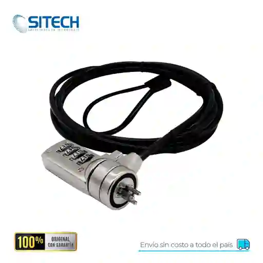 Guaya Segur. Laptop 4-digitos 1.8m 3.5mm Slot Std Xue (clave)