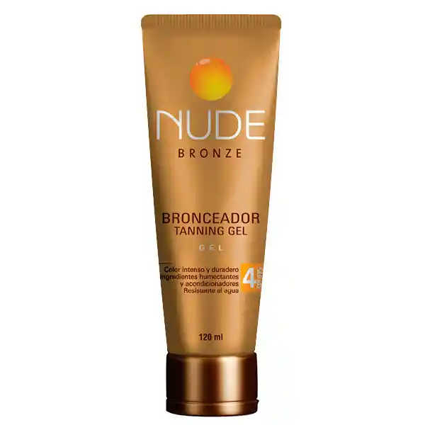 Nude Bronceador En Gel Resistente A 120 Ml