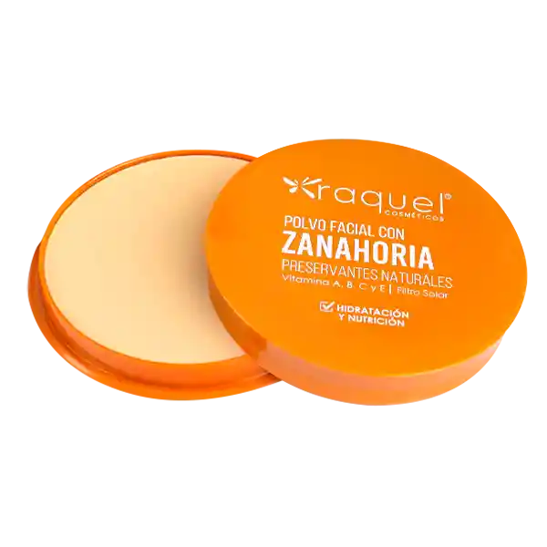 RAQUEL Polvo Facial Zanahoria Con Fs Bahamas N.1 X 12Gr