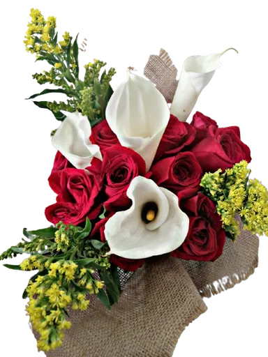 Bouquet Rosas Y Cartuchos