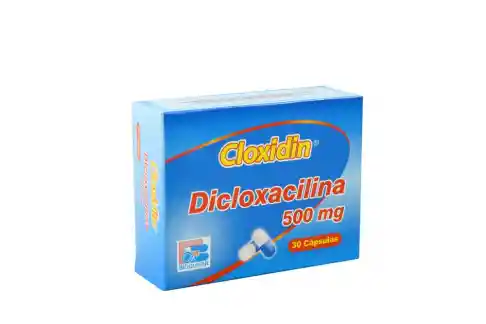 Dicloxacilina Cloxidin500Mg 10 Capsulas Bioquifar