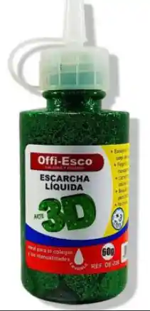 Escarcha Liquida Verde Offiesco 60g