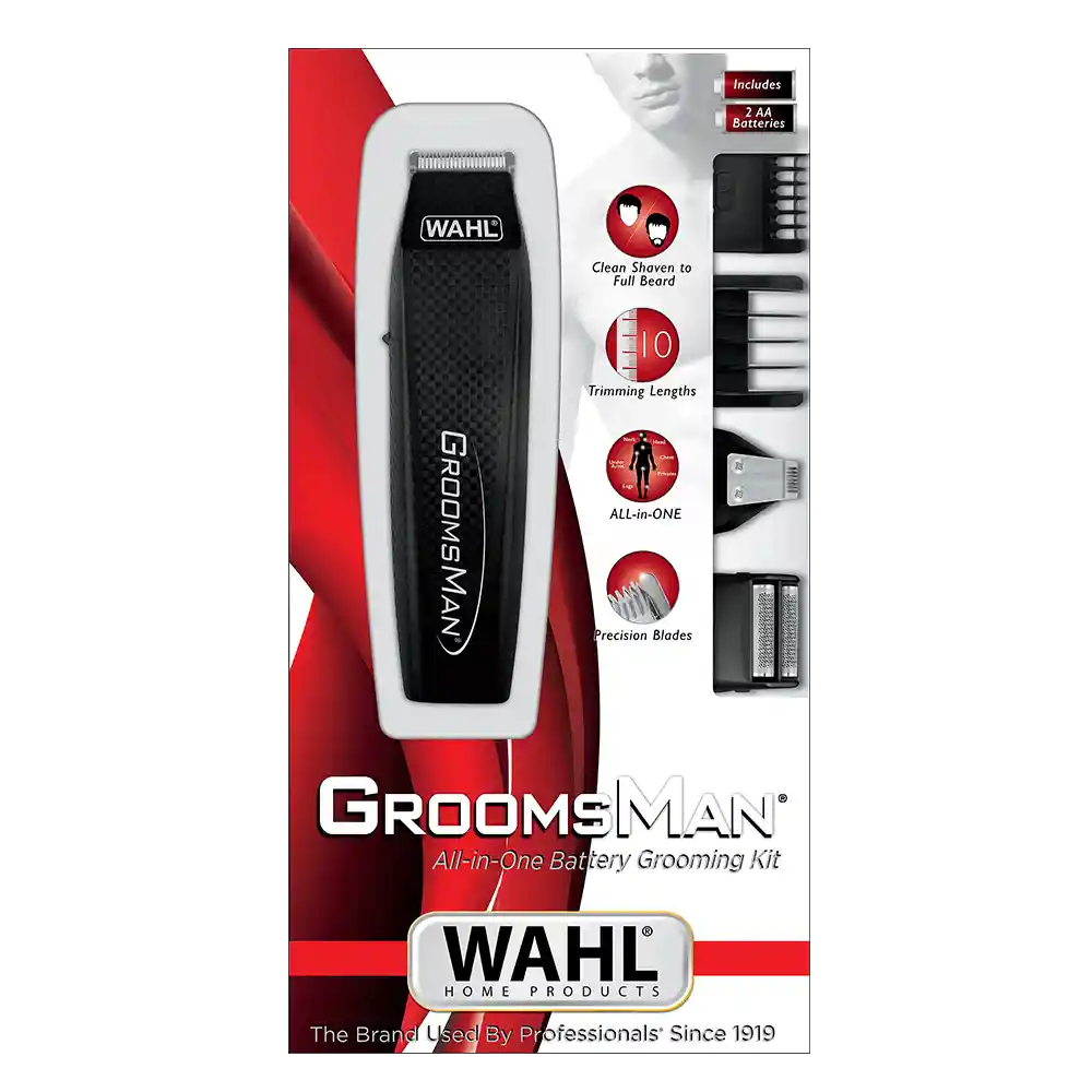 Wahl Máquina Afeitadora Groomsman Inalámbrica Original